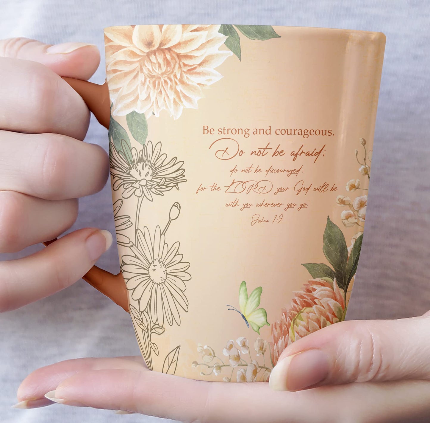 Inspirational Christian Coffee Mug Set – 6 Assorted 12 oz Scripture Mugs with Bible Verses