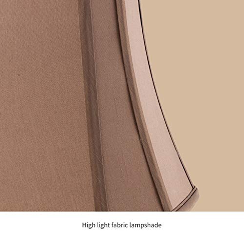 Vintage Resin Table Lamp with Fabric Shade – Warm Adjustable Light, Bedside or Desk Use