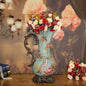 METTEOR Handmade Large Resin Floor Vase – Retro Luxury Design, 48cm Height