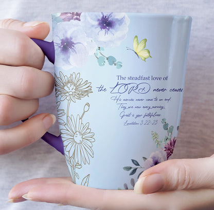 Inspirational Christian Coffee Mug Set – 6 Assorted 12 oz Scripture Mugs with Bible Verses